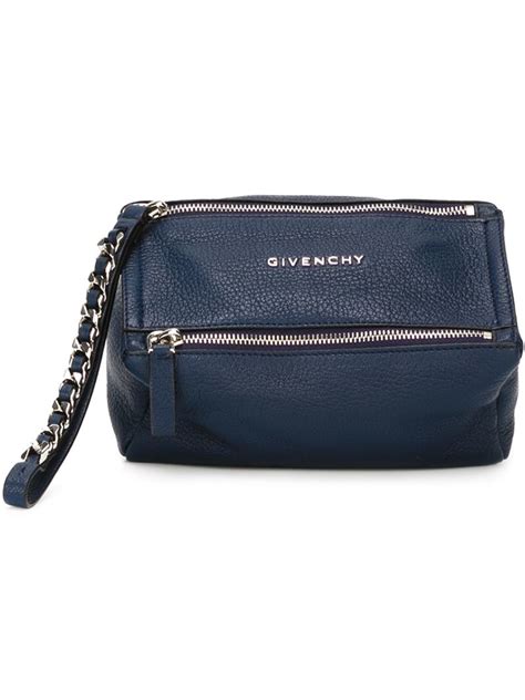 givenchy blue clutch